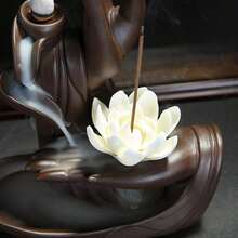 Incense Burner Stand, Home Decoration Incense Burner, Incense Burner Fragrance. - Brown - View 3