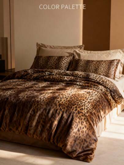 2/3 Pcs Cotton Duvet Set, Breathable And Cozy Bedding Set For Bedroom, All Season, 1 Piece Duvet Cover With 1/2 Pieces Pillow Cases (No Filling), Machine Washable