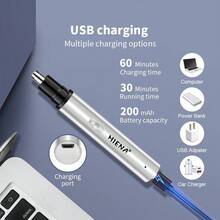 Electric Nose Hair Trimmer Painless Trimming Nose Hair USB Charging Portable Nose Hair Trimmer Small Gift