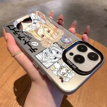 Funda de teléfono Anime Hot Cute Girl Dates a Lives, adecuada para 17 16e 16 15 14 13 12 11 Pro X XR XSMAX 8 Plus, cubierta trasera mate anti-caída, funda para dispositivoóvil, cubierta trasera anti-caída, cubierta mate para, Anime Dates A Lives, Kawaii17 17promax - Negro - Ver 3