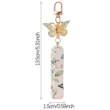 Botella de perfume recargable con estampado de mariposa, tipo rociador de 5ML, accesorio de bolso y llavero, botella de fragancia portátil y femenina para viajes - Multicolor - Ver 5