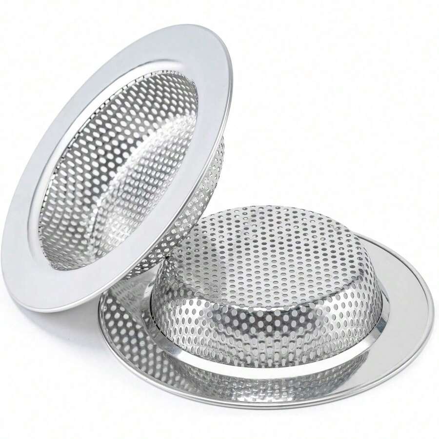 2 Pcs Sink Strainer For Most Kitchen Sink Drain Basket, Upgraded Double-Layer  Design Kitchen Sink Strainer (Outer Diameter 4.5 Inch) - Bạc - Xem 1