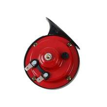 2PCS 12 V Universal Double Tone Horn Car Motorcycle Air Horn Loud Electric Snail Horn Waterproof Horn High/Low Tune with 10 Sounds Horn Controller - Rojo - Ver 9