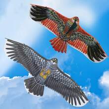 These Brightly Colored Eagle Kites, With A 50-Meter Kite Line, Are Perfect For Beach, Park, And Farm Adventures! Made Of Polyester, They Are Lightweight And Easy To Carry!