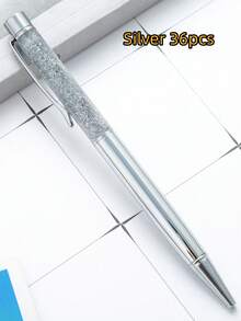 1/10/24/36支個性化刻字亮粉筆、客製化流沙圓珠筆，女性文具禮品，辦公配件，書寫工具，返校季，多功能，裝飾性，商務/工作/辦公，辦公用品 - 彩色 - 查看 25
