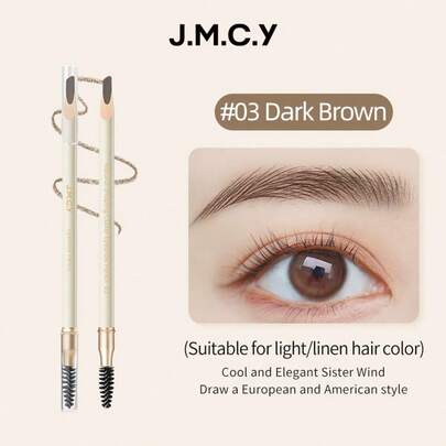 J.M.C.Y 何首乌眉笔，防水防晕染，打造自然眉妆，适合初学者，正品