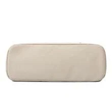 1-Piece Minimalist Fabric Baby Diaper Tote Bag - Dual Handheld & Crossbody, Zipper Closure, Practical Mom On-The-Go Storage