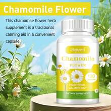 BUPORAI Chamomile Flower Extract 700mg - Relieve Anxiety And Stress, Improve Fatigue, Calm Down, Relax, Sleep Support - 120pcs - 120粒膠囊 - 查看 3