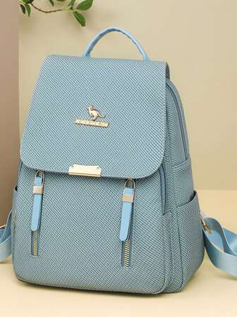 女士软皮背包 大容量女式背包 休闲旅行女士背包 少女背包