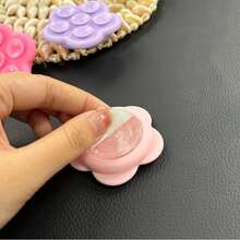 Silicone Suction Cup Phone Holder, Extendable & Foldable, Hands-Free Shower Wall Phone Mount, Convenient For Selfie And Video Recording - Multicolor - View 5