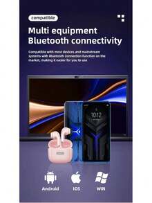 Auriculares inalámbricos Lenovo LP40 Pro TWS Bluetooth V5.1, deportivos, intraaurales, resistentes al agua y con reducción de ruido. Empaquetado en chino. Manual en chino. - Verde - Ver 4