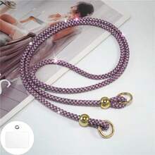 2026新年情人节水钻装饰挂绳 - 奢华风格,百搭INS风设计,长度可调节,全水钻链条手机挂绳,1条全水钻挂绳,防丢防盗手机挂绳,含密封垫圈 - 彩色 - 查看 25
