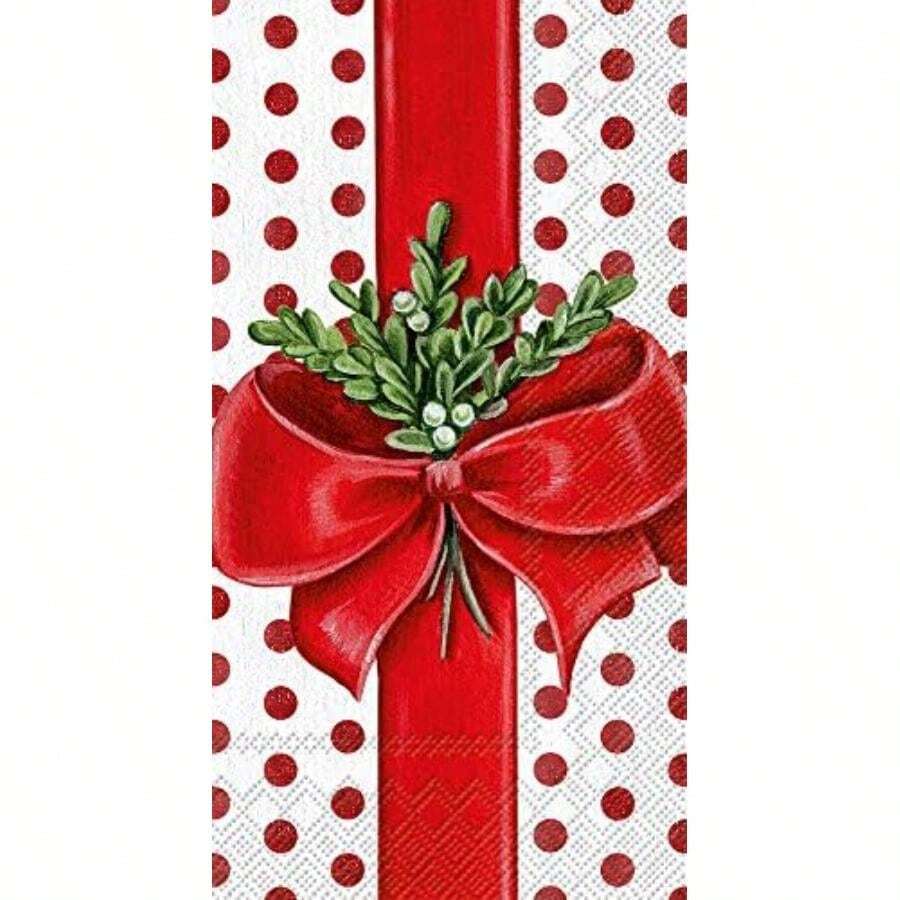 Boston International IHR - Servilletas de papel de 3 capas, tamaño de huésped, color negro(8.5" x 4.5" Un regalo para ti) - Multicolor - Ver 1