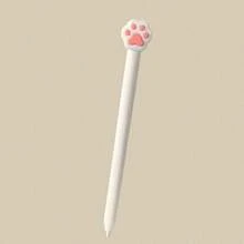 1pc Cute White Cat Paw Shaped Silicone Case Compatible With Apple Pencil 2, Thin & Skin-Friendly Protective Cover - Multicolor - View 12