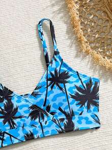 The Latest Children's Swimwear Three Pieces Set For Summer Beach Parties And Vacations - Multicolor - View 3