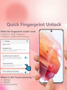 3pcs High Definition Screen Protector, High Clarity, Waterproof, Anti-Scratch, Anti-Fingerprint, Easy Installation, Glossy Surface, Compatible With Samsung Galaxy Screen Protection Essentials, Applicable To Daily Shield, Office, Home Daily Shield Office Home Phone Screen Protector Phone Accessories Shockproof Anti-Fall Scratch Resistant - Clear - View 4