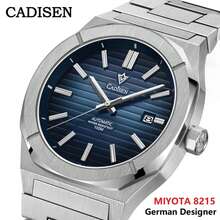 CADISEN Diver Watch Luxury Sapphire MIYOTA 8215 German Designer Men Automatic Mechanical Watches Waterproof Luminous Wristwatch ​   Luxury Automatic Mechanical Watch ​   Retro Automatic Mechanical Watch EGJH - 藍色的 - 查看 10