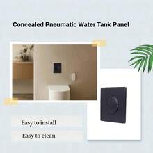 Pneumatic Panel For Concealed Tank Of High-End Sanitary Ware