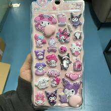 1张动漫卡通贴纸，可爱动物小猫贴纸，可重复使用防水贴纸，DIY工艺贴纸，适用于笔记本电脑、水瓶、笔记本、汽车、行李箱、礼品包装、派对装饰、乙烯基贴纸、学习用品、返校用品。