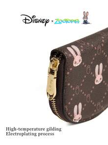Disney Official Judy Hopps Rabbit Officer Collaboration Women's Card Holder - Cartoon Design, Cute Small Bag, Elegant Card Case, Exclusive Card Holder, Coin Purse, Compact Wallet - Multicolor - View 9