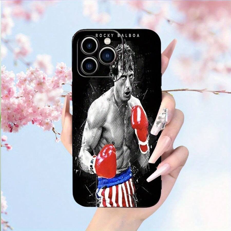 1pc Funda para iPhone Rocky Adecuada para iPhone 16, 15, 14, 13, 12 y 11 Pro Max series, fundas de teléfono resistentes a los golpes, adecuadas tanto para hombres como para mujeres. - Mezcla de colores - Ver 1