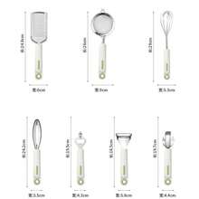厨房小工具套装，家用削皮器工具套装，厨房用品配件套装 - 彩色 - 查看 11