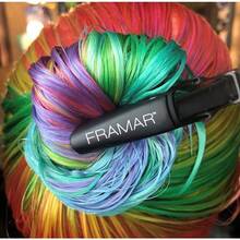 Framar Gator Grips Black Styling Hair Clips - Professional Black Hair Clips With Hair Styling And Sectioning Rubberized - Wide Teeth And Durable For Hair Salon 4 Pack - 黑色 - 查看 6