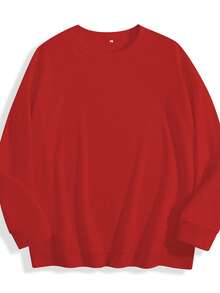 2026 Women's Sweatshirt Women's Crew Neck Sweatshirt Halloween Christmas Thanksgiving New Year Gift - Red Horse Horse Year 2026 Chinese New Year Sweatshirt Golden Floral Design Festival Lunar Holiday Gift Casual Comfortable Winter Wear - Autumn & Winter Couple Style, Unisex Comfortable Long-Sleeve Sweatshirt - 紅色 - 查看 15