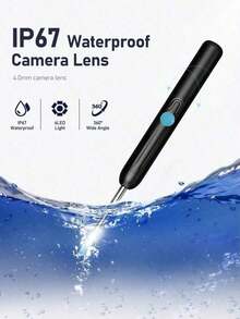 Ear Wax Removal - Earwax Remover Tool With 8 Pcs Ear Set - Ear Canal Cleaner With 1080P Camera - FSA HSA Eligible - Ear Cleaning Kit With 6 Ear Spoon - Ear Camera For IOS & Android - 彩色 - 查看 5