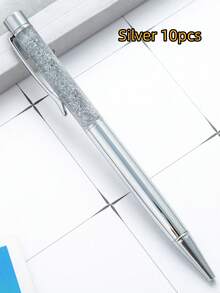 1/10/24/36支個性化刻字亮粉筆、客製化流沙圓珠筆，女性文具禮品，辦公配件，書寫工具，返校季，多功能，裝飾性，商務/工作/辦公，辦公用品 - 彩色 - 查看 21