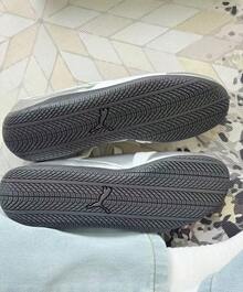 PUMA Speedcat Ballet Flats, Comfortable & Versatile Mary Jane Shoes, Flat Heel, Liquid Silver, Low-Top, Casual Lifestyle Shoes, Women, Silver-White