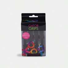 Framar Gator Grips Black Styling Hair Clips - Professional Black Hair Clips With Hair Styling And Sectioning Rubberized - Wide Teeth And Durable For Hair Salon 4 Pack - 黑色 - 查看 2