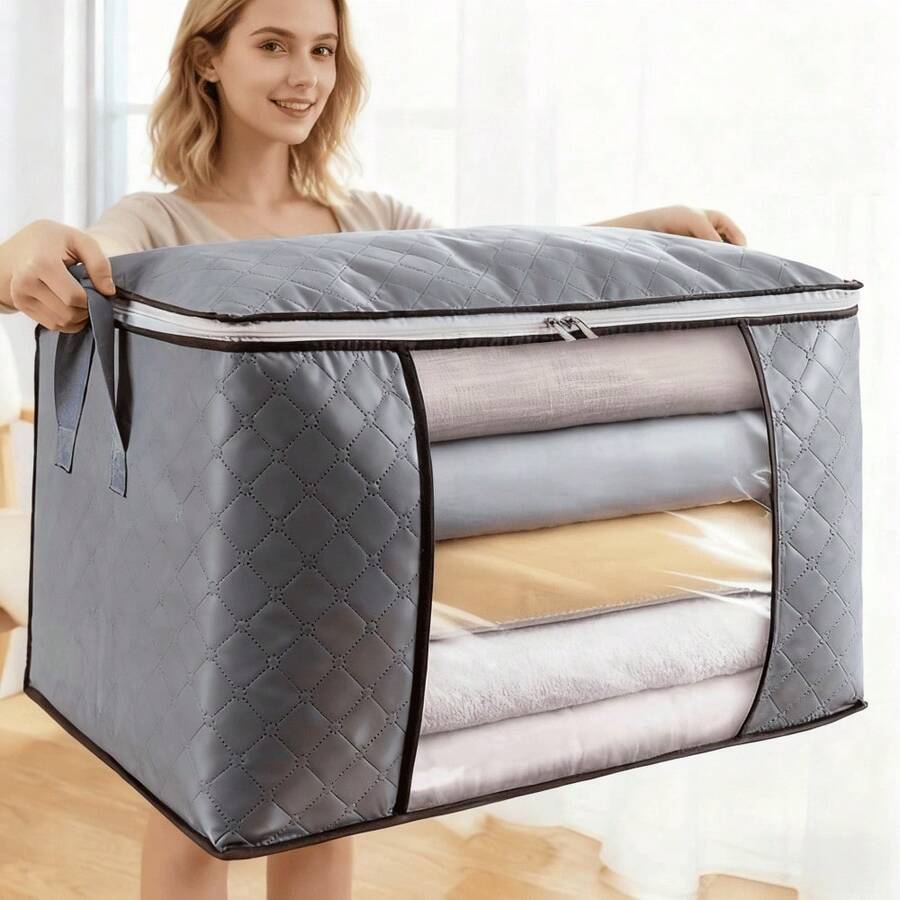 Large Capacity Storage Bag/Blanket/Coat/Wardrobe Organizer - Dustproof, Moisture-Proof, Insect-Proof, Multipurpose - Multicolor - View 1