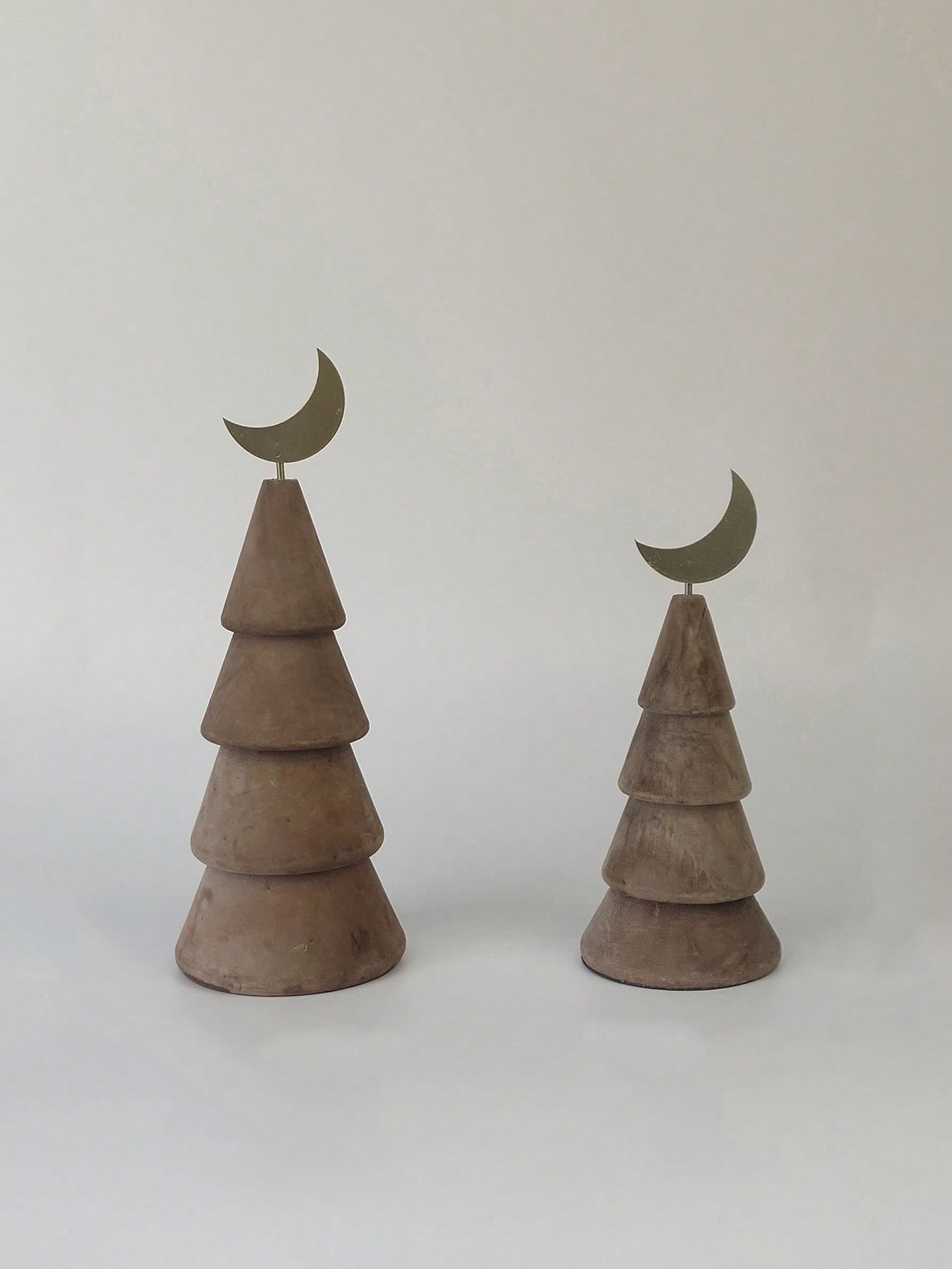 1 قطعة ديكور خشبي فاخر وكلاسيكي على شكل هرم قاعدة،...