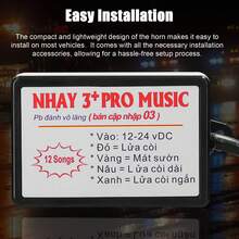 2PCS 12 V Universal Double Tone Horn Car Motorcycle Air Horn Loud Electric Snail Horn Waterproof Horn High/Low Tune with 10 Sounds Horn Controller - Rojo - Ver 2