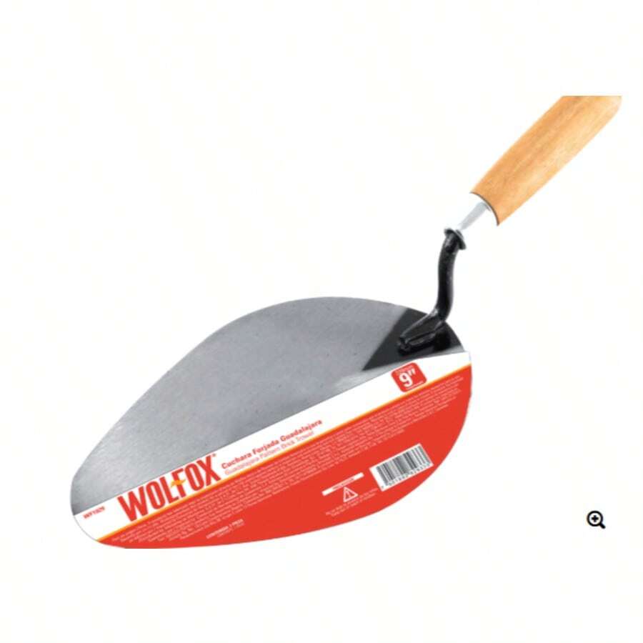 Cuchara Guadalajara para Albañil 9" | Acabado Preciso y Mango Cómodo | Modelo WF1929 Wolfox - Plateado - Ver 1