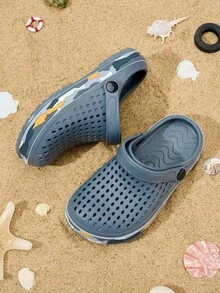 1 Đôi dép xăng đan thoáng khí cho bé trai mùa hè chống trượt ngoài trời thời trang dễ thương họa tiết rằn ri đi biển/đi trong nhà - Nhiều màu - Xem 1