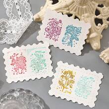 Colorful Space Series Vintage High-Density Oil Ink Pad | DIY Finger Painting Stamp Set, Multi-Color Options, Suitable For Journals, Paper, Wood, Textile Crafts, Back To School, School Supplies - Color Space - View 9