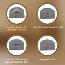 1pc Waterproof Hidden Wardrobe Storage Box - Safe Storage For Cash, Documents, Watches And Other Items - Multicolor - View 7