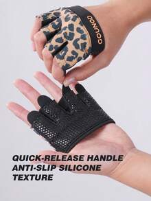 GOUNOD Unisex Lightweight Four-Finger Workout Gloves & Training Gym Accessories, Suitable For Gym Fitness, Home Exercise, Gym Gloves. - Multicolor - View 9