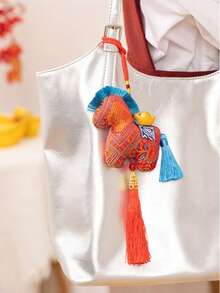 2026 Zodiac Horse Hanging Ornament, Auspicious Horse Decoration, Lunar New Year Home Decor, Chinese New Year Party Favor, Office Desk Gift, Spring Festival Decoration, Car Window Hanging Accessory