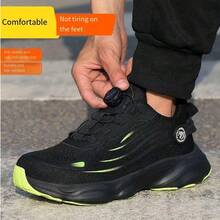 6kV Lightweight Safety Shoes, Anti-Smash, Anti-Puncture, Anti-Slip, Insulated, Fashionable Protective Shoes, Suitable For All Seasons - Black - View 9