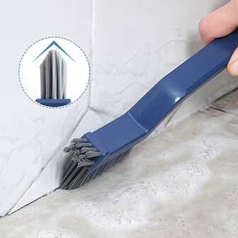 Crevice Brush, Bathroom, Toilet Floor Brush, Hard Bristle Grout Brush For Bathroom Tile, Kitchen Cleaning Brush