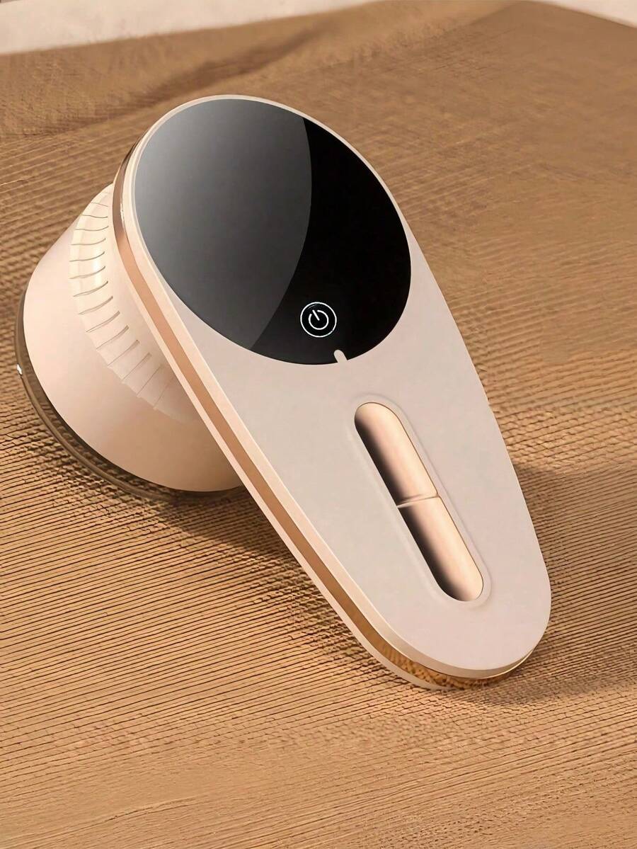Rechargeable Fabric Shaver And Defuzzer - Portable Electric Lint Remover With LED Digital Display, Ergonomic Design For Clothes, Sofa, Blankets, Furniture - USB Charging - Multicolor - View 1