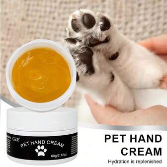 60g GZE Pet Paw Cream - Återfuktande och närande balsam för hundar och katter, lugnar och skyddar torr nos, tassar och armbågar