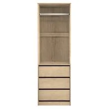 Artiss Wardrobe Clothes Closet Storage Organizer Pine - 原木色 - 查看 4