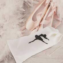 Baluue Bolsa de Almacenamiento para Zapatos de Baile de 4 Piezas, Bolsa Multifuncional con cordn, Bolsa de Viaje porttil para Zapatos, Adecuada para Zapatillas de Ballet y Zapatillas - inicial - Ver 7