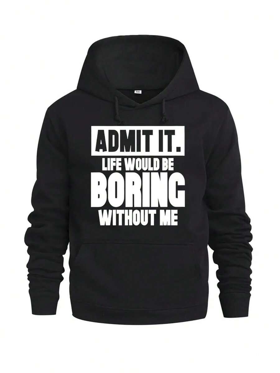 Sudaderas para hombres - 01-Negro - Ver 1