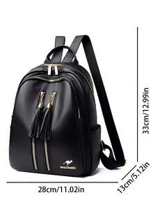 2025 New Women Backpacks High Quality Leather School Backpacks For Girls High Capacity Travel Backpack Leisure Shoulder Bags Sac - Black - View 5