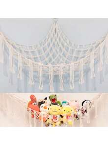 1 Piece Plush Animal Net, Plush Toy Storage Rack, Storage Hammock Handmade Toy Hammock Net For Plush Animal Corner Wall Mounted Toy Storage Rack Small Plush Animal Rack (Suitable For Small And Medium Toys) - Multicolor - View 7